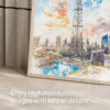 05 - Burj Khalifa Dubai Watercolor Art - Digital Downloads - Detail Zoom.jpg