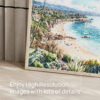 05 - California Laguna Beach Watercolor Art - Digital Downloads - Detail Zoom.jpg