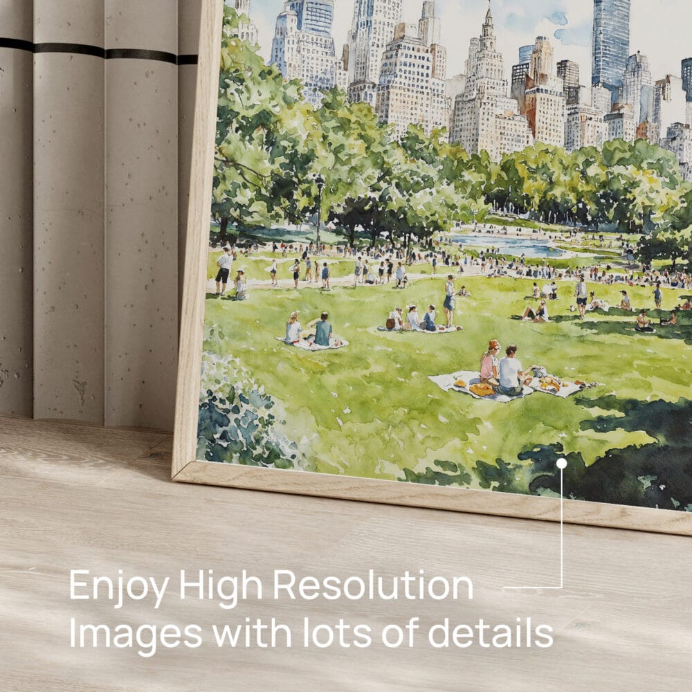 05 - Central Park New York Watercolor Art - Digital Downloads - Detail Zoom.jpg 05 - Central Park New York Watercolor Art - Digital Downloads - Detail Zoom.jpg