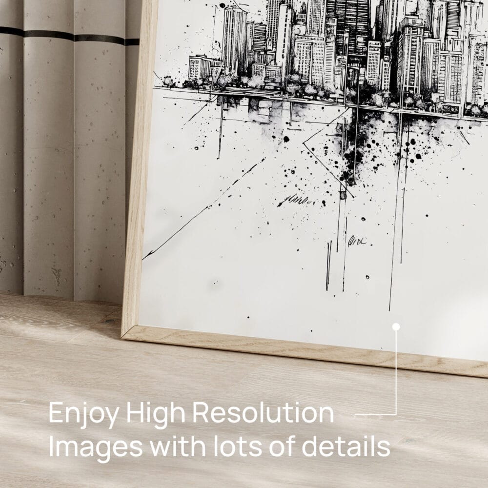 05 - Chicago Pencil Drawing Art - Digital Downloads - Detail Zoom.jpg 05 - Chicago Pencil Drawing Art - Digital Downloads - Detail Zoom.jpg