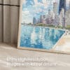 05 - Chicago Skyline Watercolor Art - Digital Downloads - Detail Zoom.jpg