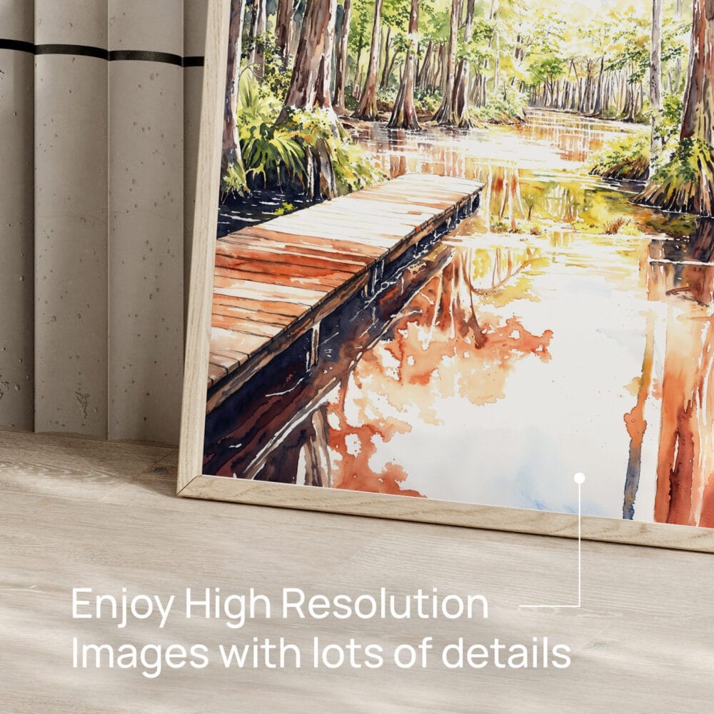 05 - Congaree National Park Watercolor Art - Digital Downloads - Detail Zoom.jpg 05 - Congaree National Park Watercolor Art - Digital Downloads - Detail Zoom.jpg