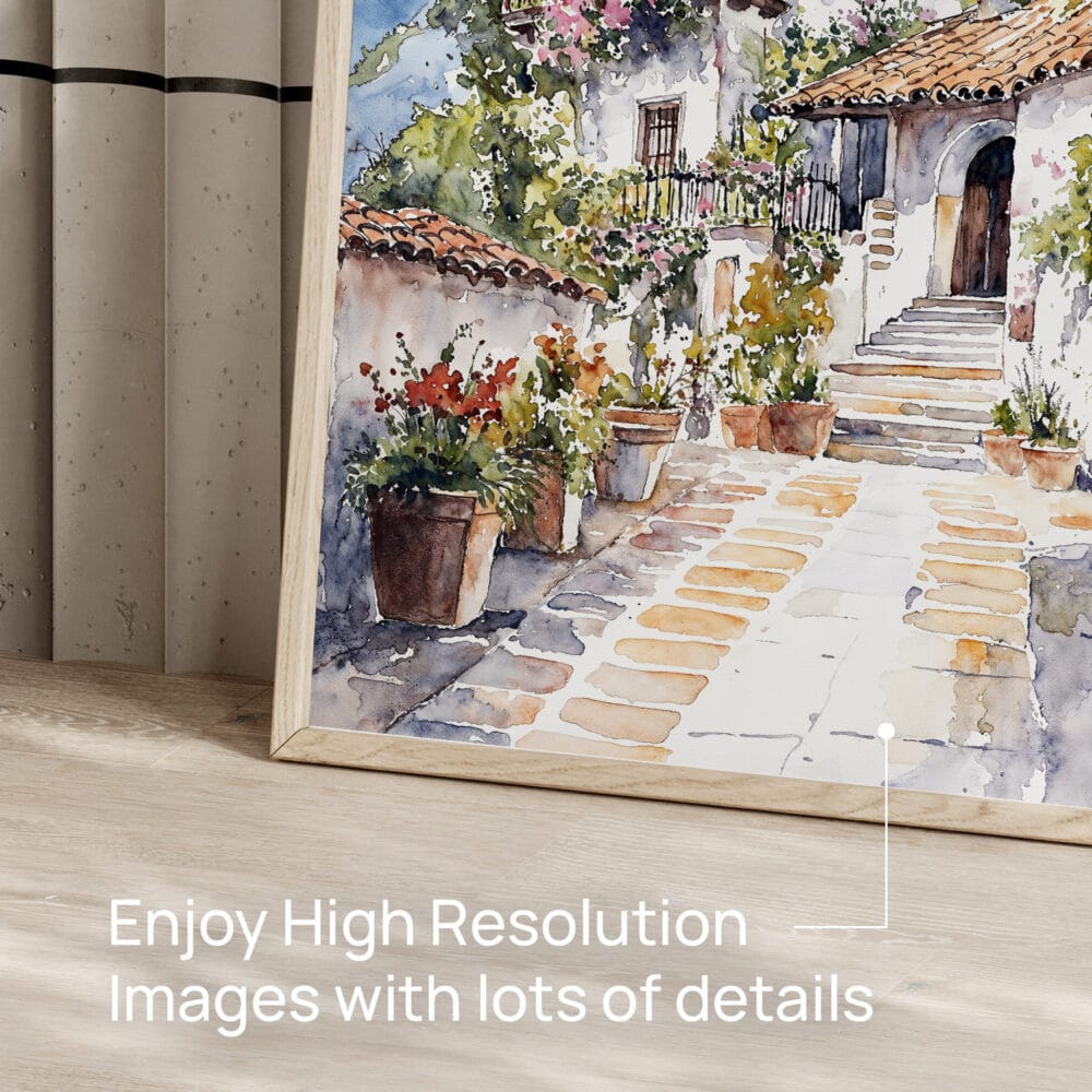 05 - Cordoba Spain Watercolor Art - Digital Downloads - Detail Zoom.jpg 05 - Cordoba Spain Watercolor Art - Digital Downloads - Detail Zoom.jpg