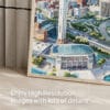 05 - Dallas Texas Skyline Watercolor Art - Digital Downloads - Detail Zoom.jpg