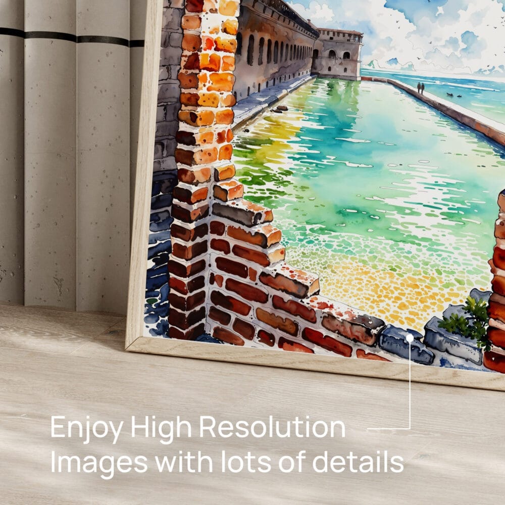 05 - Dry Tortugas National Park Watercolor Art - Digital Downloads - Detail Zoom.jpg 05 - Dry Tortugas National Park Watercolor Art - Digital Downloads - Detail Zoom.jpg