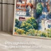 05 - Edinburgh Skyline Watercolor Art - Digital Downloads - Detail Zoom.jpg