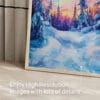 05 - Fairbanks Northern Lights Watercolor Art - Digital Downloads - Detail Zoom.jpg