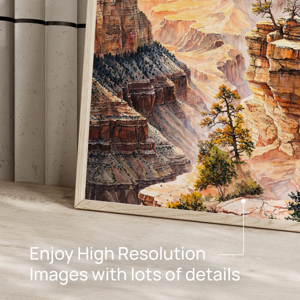 05 - Grand Canyon Watercolor Art - Digital Downloads - Detail Zoom.jpg 05 - Grand Canyon Watercolor Art - Digital Downloads - Detail Zoom.jpg