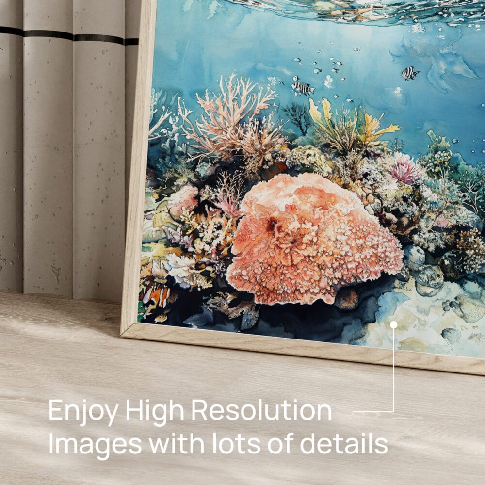 05 - Great Barrier Reef Watercolor Art - Digital Downloads - Detail Zoom.jpg 05 - Great Barrier Reef Watercolor Art - Digital Downloads - Detail Zoom.jpg