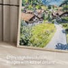 05 - Grindelwald Switzerland Watercolor Art - Digital Downloads - Detail Zoom.jpg