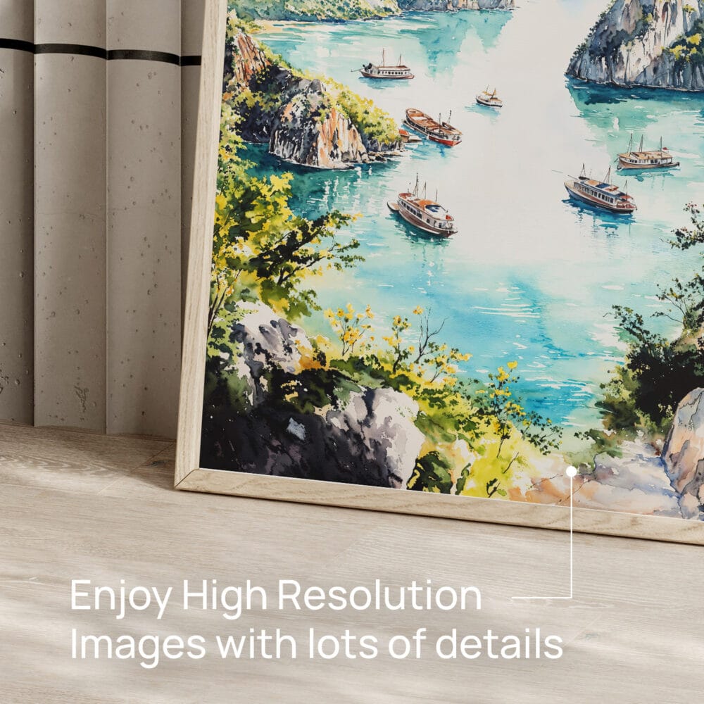 05 - Ha Long Bay Vietnam Watercolor Art - Digital Downloads - Detail Zoom.jpg 05 - Ha Long Bay Vietnam Watercolor Art - Digital Downloads - Detail Zoom.jpg