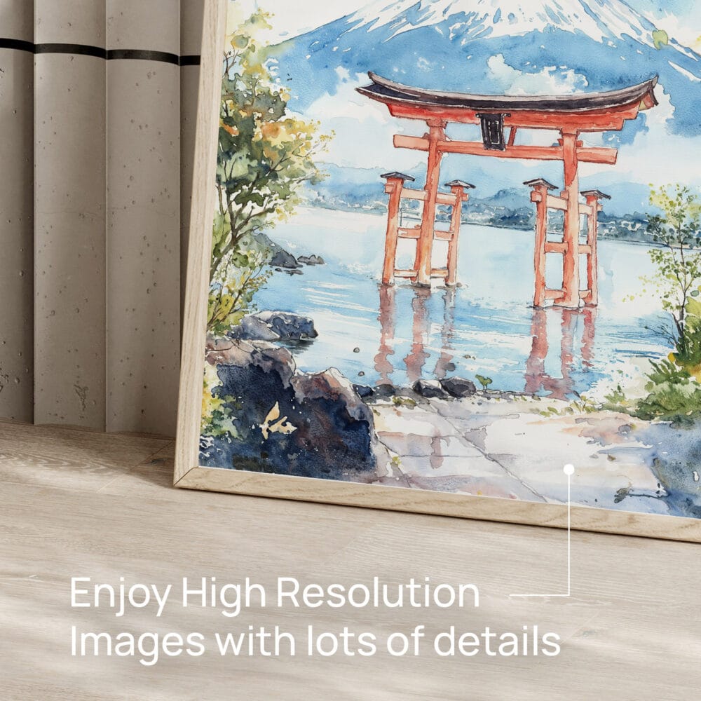 05 - Hakone Gate Watercolor Art - Digital Downloads - Detail Zoom.jpg 05 - Hakone Gate Watercolor Art - Digital Downloads - Detail Zoom.jpg