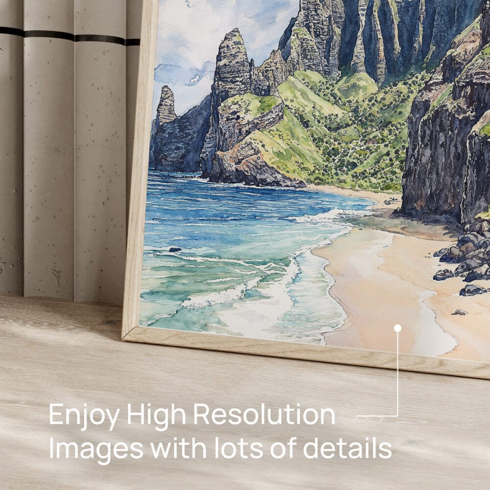 05 - Hawaii - Nā Pali Watercolor Art - Digital Downloads - Detail Zoom.jpg 05 - Hawaii - Nā Pali Watercolor Art - Digital Downloads - Detail Zoom.jpg