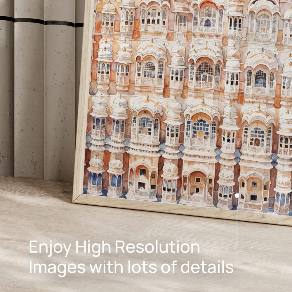 05 - Jaipur Palace of the winds Watercolor Art - Digital Downloads - Detail Zoom.jpg 05 - Jaipur Palace of the winds Watercolor Art - Digital Downloads - Detail Zoom.jpg