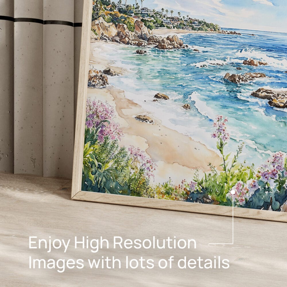 05 - Laguna Beach Coast Watercolor Art - Digital Downloads - Detail Zoom.jpg 05 - Laguna Beach Coast Watercolor Art - Digital Downloads - Detail Zoom.jpg
