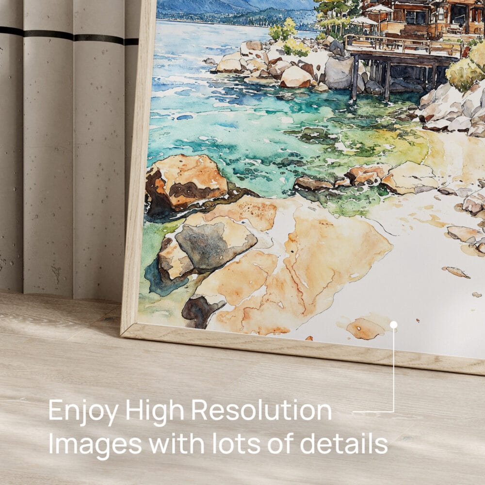05 - Lake Tahoe Cabin Watercolor Art - Digital Downloads - Detail Zoom.jpg 05 - Lake Tahoe Cabin Watercolor Art - Digital Downloads - Detail Zoom.jpg