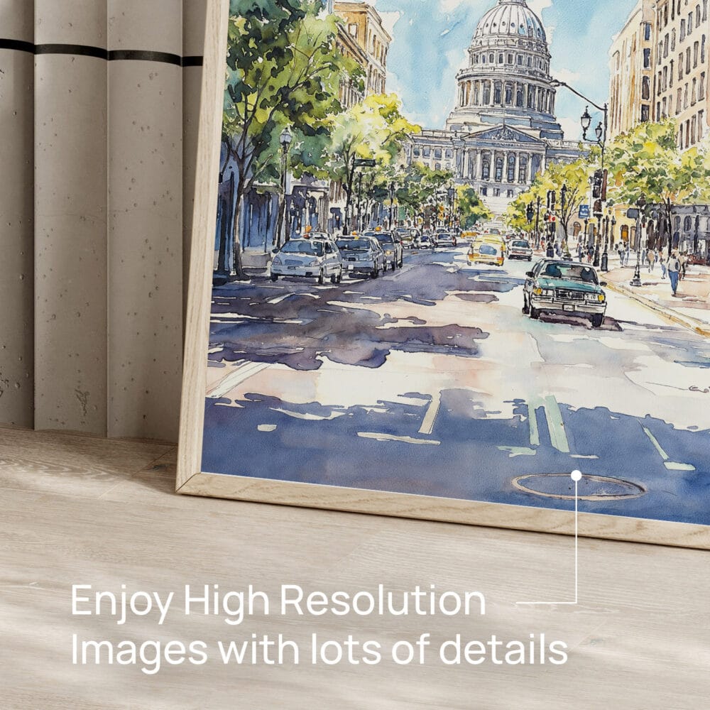 05 - Madison Wisconsin State Capitol Building Watercolor Art - Digital Downloads - Detail Zoom.jpg 05 - Madison Wisconsin State Capitol Building Watercolor Art - Digital Downloads - Detail Zoom.jpg