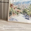 05 - Medellin Colombia Watercolor Art - Digital Downloads - Detail Zoom.jpg