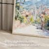 05 - Medellin Skyline watercolor Art - Digital Downloads - Detail Zoom.jpg