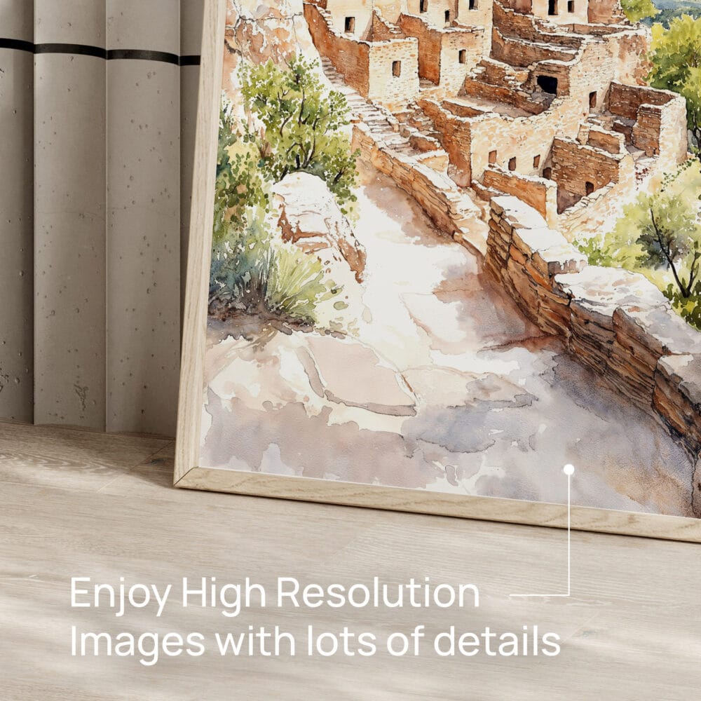 05 - Mesa Verde National Park Watercolor Art - Digital Downloads - Detail Zoom.jpg 05 - Mesa Verde National Park Watercolor Art - Digital Downloads - Detail Zoom.jpg