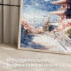 05 - Mount Fuji and Pagoda Watercolor Art - Digital Downloads - Detail Zoom.jpg