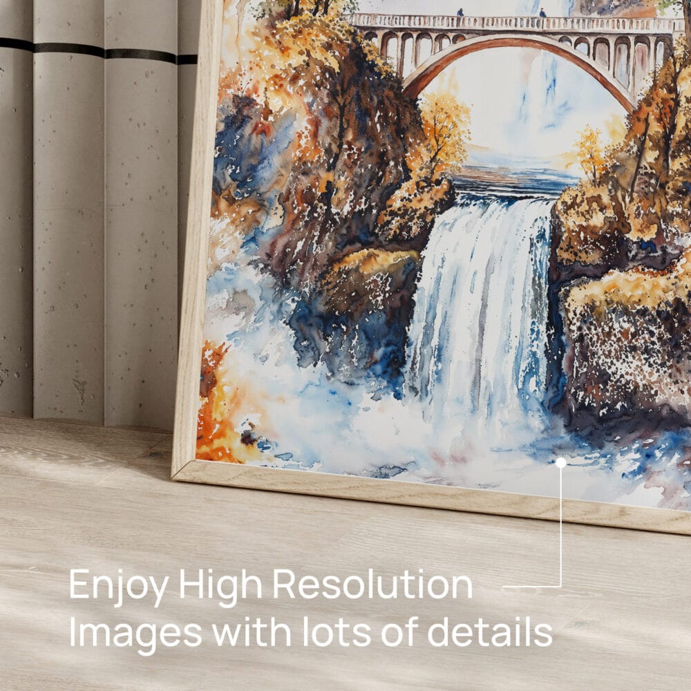 05 - Multnomah Falls Watercolor Art - Digital Downloads - Detail Zoom.jpg 05 - Multnomah Falls Watercolor Art - Digital Downloads - Detail Zoom.jpg