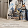 05 - Mumbai BMC Building Watercolor Art - Digital Downloads - Detail Zoom.jpg