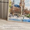 05 - Munich Marienplatz Watercolor Art - Digital Downloads - Detail Zoom.jpg