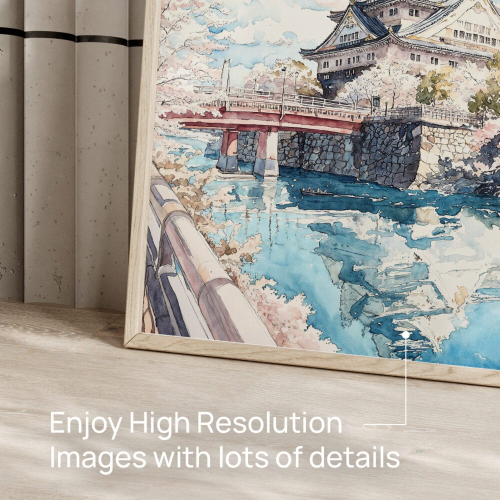 05 - Osaka Japan Watercolor Art - Digital Downloads - Detail Zoom.jpg 05 - Osaka Japan Watercolor Art - Digital Downloads - Detail Zoom.jpg