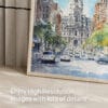 05 - Philadelphia City Hall Watercolor Art - Digital Downloads - Detail Zoom.jpg