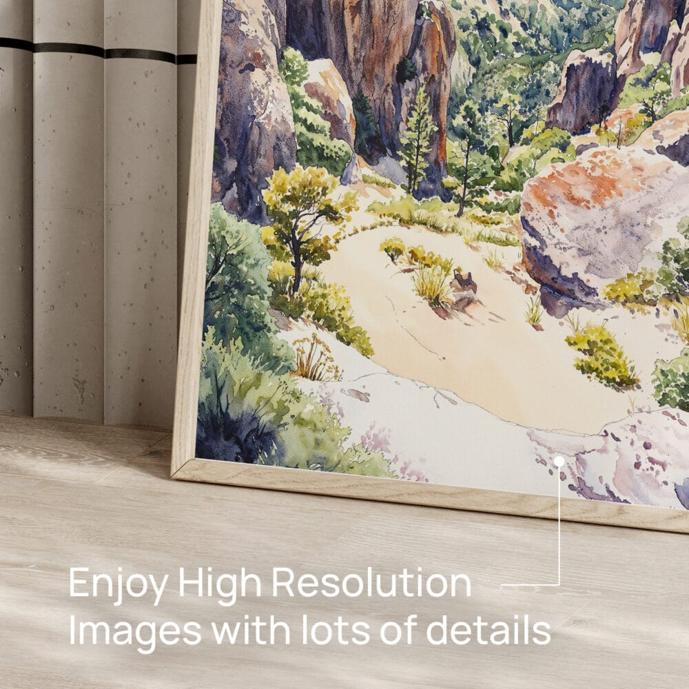 05 - Pinnacles National Park Watercolor Art - Digital Downloads - Detail Zoom.jpg 05 - Pinnacles National Park Watercolor Art - Digital Downloads - Detail Zoom.jpg