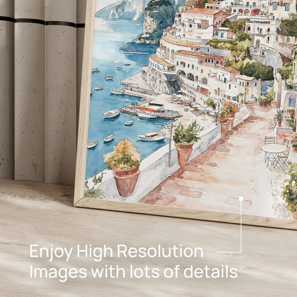 05 - Positano Watercolor Art - Digital Downloads - Detail Zoom.jpg 05 - Positano Watercolor Art - Digital Downloads - Detail Zoom.jpg