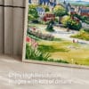 05 - Quebec Château Frontenac Watercolor Art - Digital Downloads - Detail Zoom.jpg