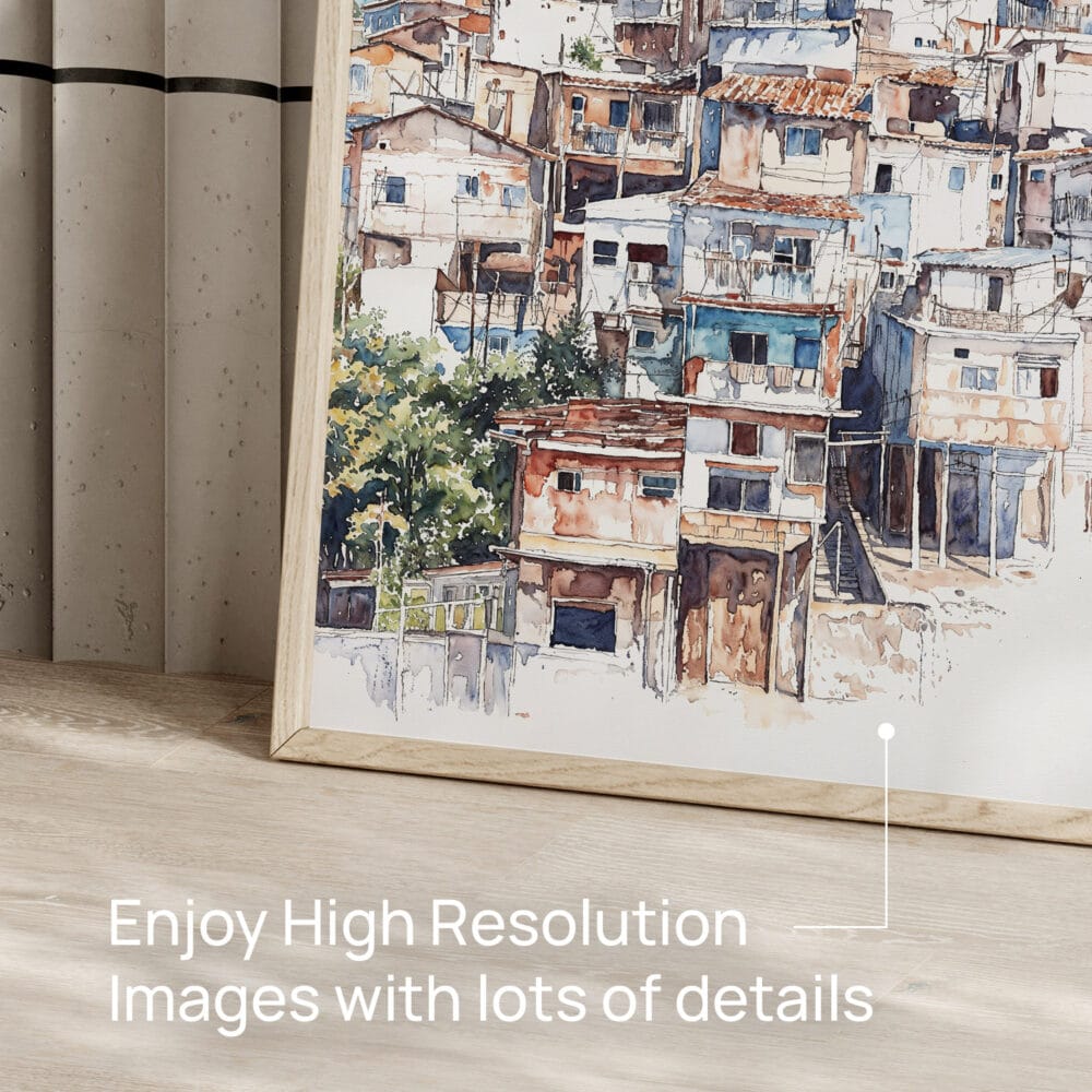 05 - Rio De Janeiro Favelas Watercolor Art - Digital Downloads - Detail Zoom.jpg 05 - Rio De Janeiro Favelas Watercolor Art - Digital Downloads - Detail Zoom.jpg