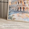 05 - Rome Colosseum Watercolor Art - Digital Downloads - Detail Zoom.jpg