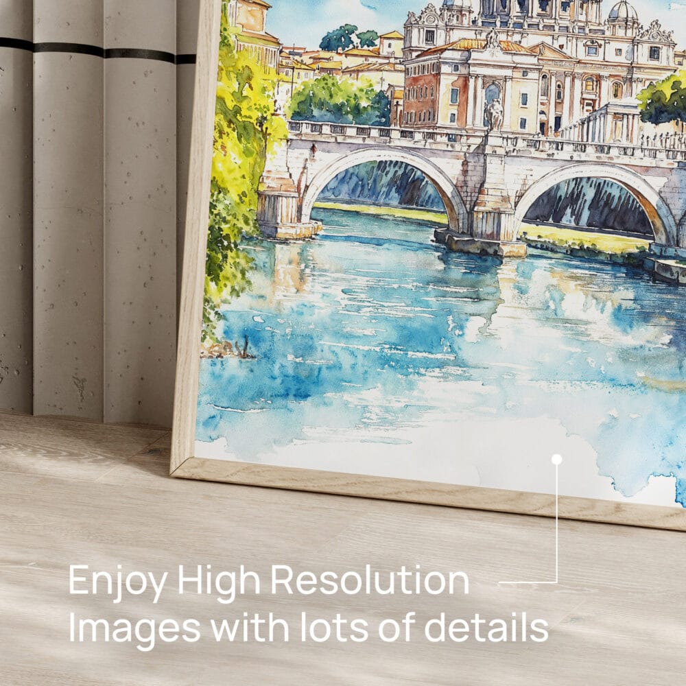 05 - Rome Italy Watercolor Art - Digital Downloads - Detail Zoom.jpg 05 - Rome Italy Watercolor Art - Digital Downloads - Detail Zoom.jpg