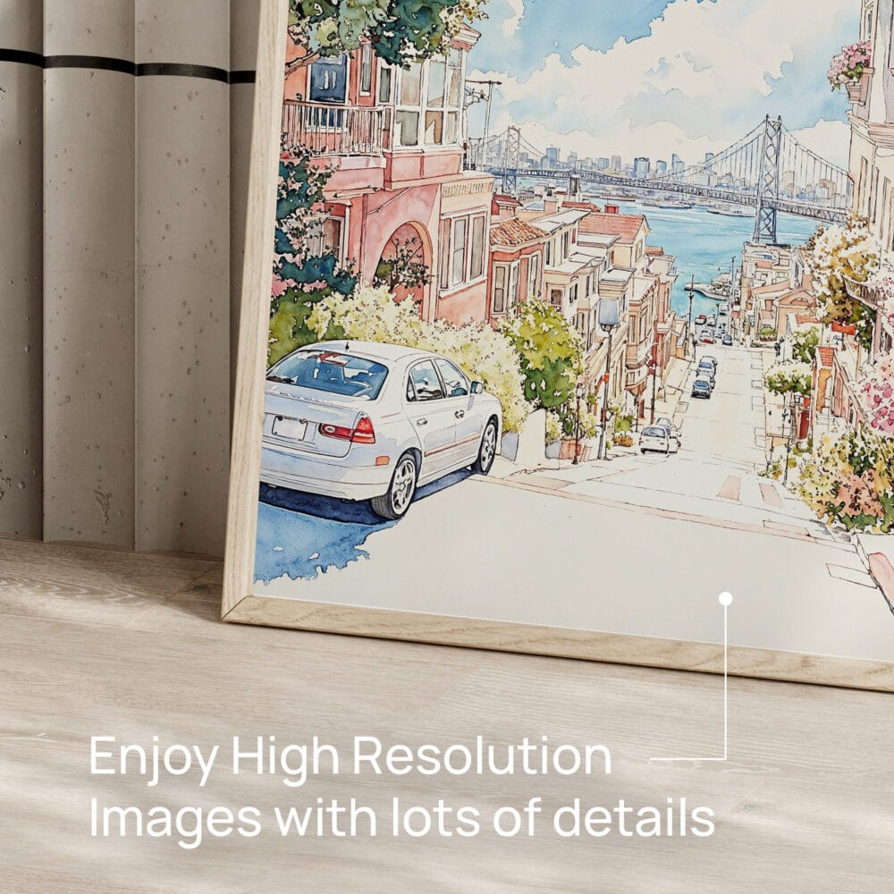 05 - San Francisco Lombard Street Watercolor Art - Digital Downloads - Detail Zoom.jpg 05 - San Francisco Lombard Street Watercolor Art - Digital Downloads - Detail Zoom.jpg