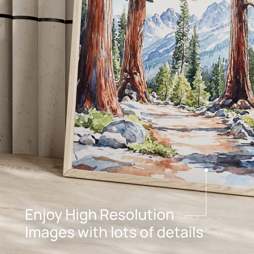 05 - Sequoia California Watercolor Art - Digital Downloads - Detail Zoom.jpg 05 - Sequoia California Watercolor Art - Digital Downloads - Detail Zoom.jpg