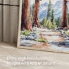 05 - Sequoia California Watercolor Art - Digital Downloads - Detail Zoom.jpg