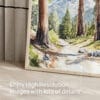 05 - Sequoia National Park Watercolor Art - Digital Downloads - Detail Zoom.jpg