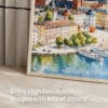 05 - Stockholm Skyline Watercolor Art - Digital Downloads - Detail Zoom.jpg
