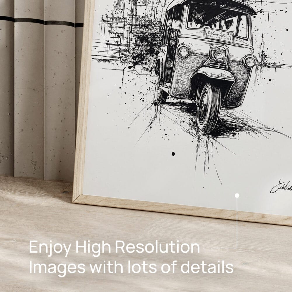 05 - Thailand - Tuk Tuk 2 Pencil Drawing Art - Digital Downloads - Detail Zoom.jpg 05 - Thailand - Tuk Tuk 2 Pencil Drawing Art - Digital Downloads - Detail Zoom.jpg