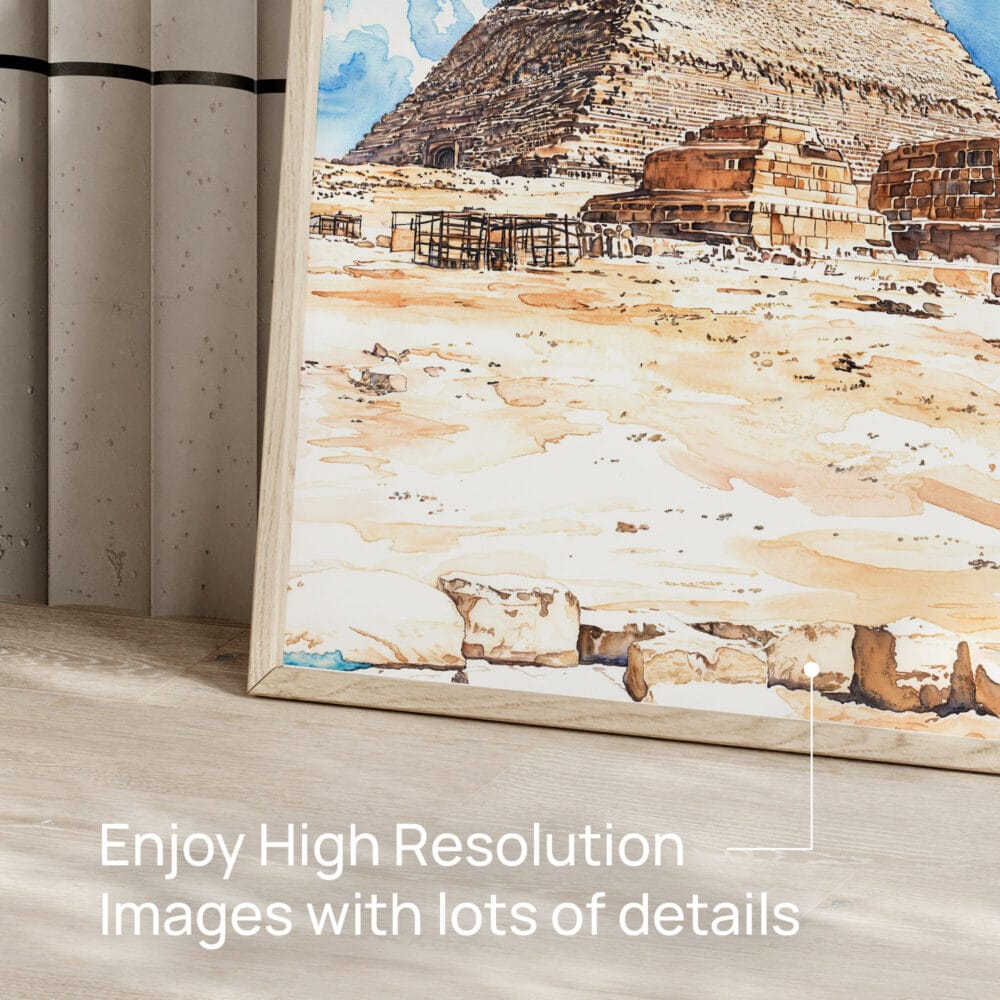 05 - The Pyramids of Giza Watercolor Art - Digital Downloads - Detail Zoom.jpg 05 - The Pyramids of Giza Watercolor Art - Digital Downloads - Detail Zoom.jpg