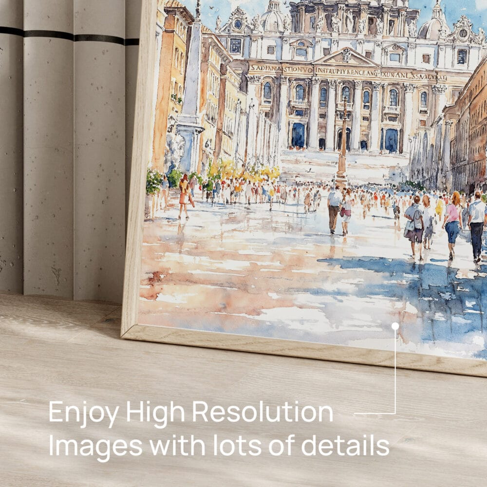 05 - The Vatican Watercolor Art - Digital Downloads - Detail Zoom.jpg 05 - The Vatican Watercolor Art - Digital Downloads - Detail Zoom.jpg