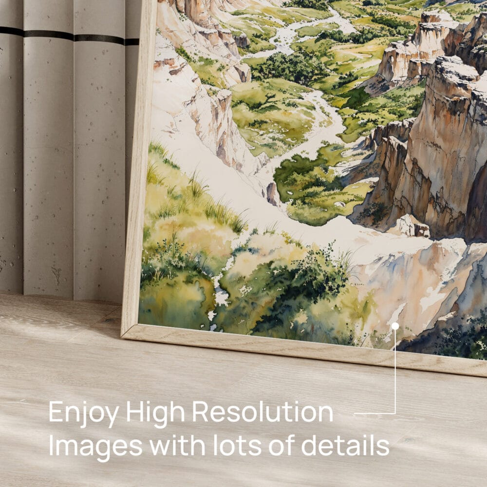 05 - Theodore Roosevelt National Park Watercolor Art - Digital Downloads - Detail Zoom.jpg 05 - Theodore Roosevelt National Park Watercolor Art - Digital Downloads - Detail Zoom.jpg