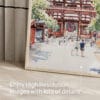 05 - Tokyo Asakusa Watercolor Art - Digital Downloads - Detail Zoom.jpg