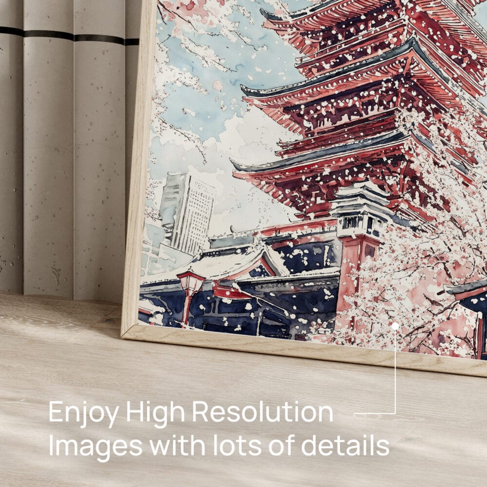 05 - Tokyo Sakura Watercolor Art - Digital Downloads - Detail Zoom.jpg 05 - Tokyo Sakura Watercolor Art - Digital Downloads - Detail Zoom.jpg