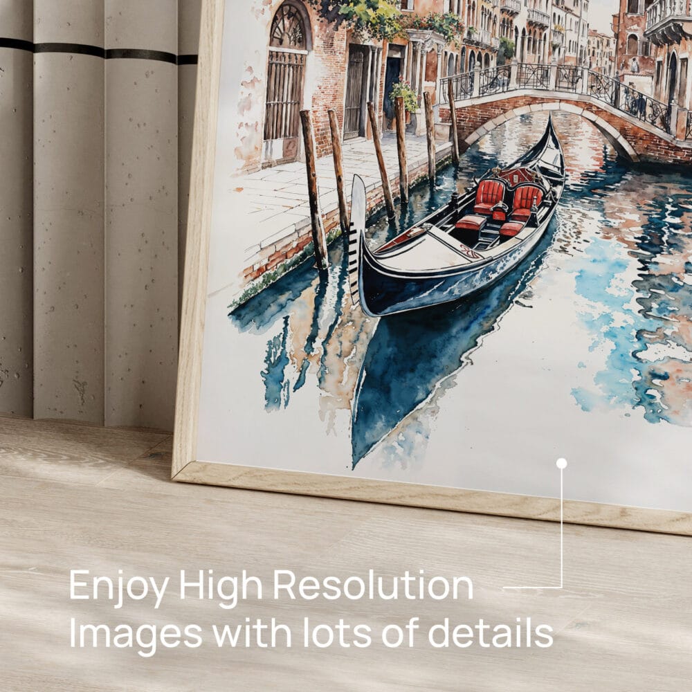 05 - Venice Gondola Watercolor Art - Digital Downloads - Detail Zoom.jpg 05 - Venice Gondola Watercolor Art - Digital Downloads - Detail Zoom.jpg