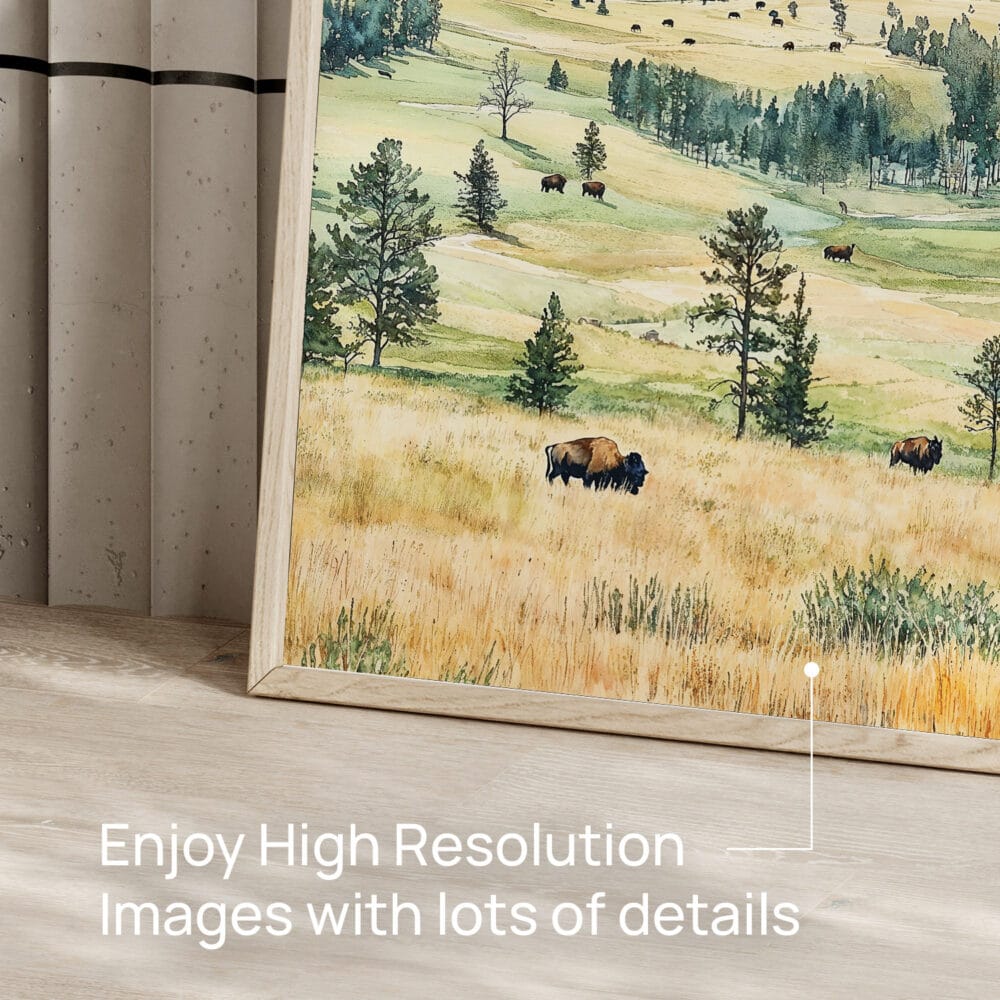 05 - Wind Cave National Park Watercolor Art - Digital Downloads - Detail Zoom.jpg 05 - Wind Cave National Park Watercolor Art - Digital Downloads - Detail Zoom.jpg