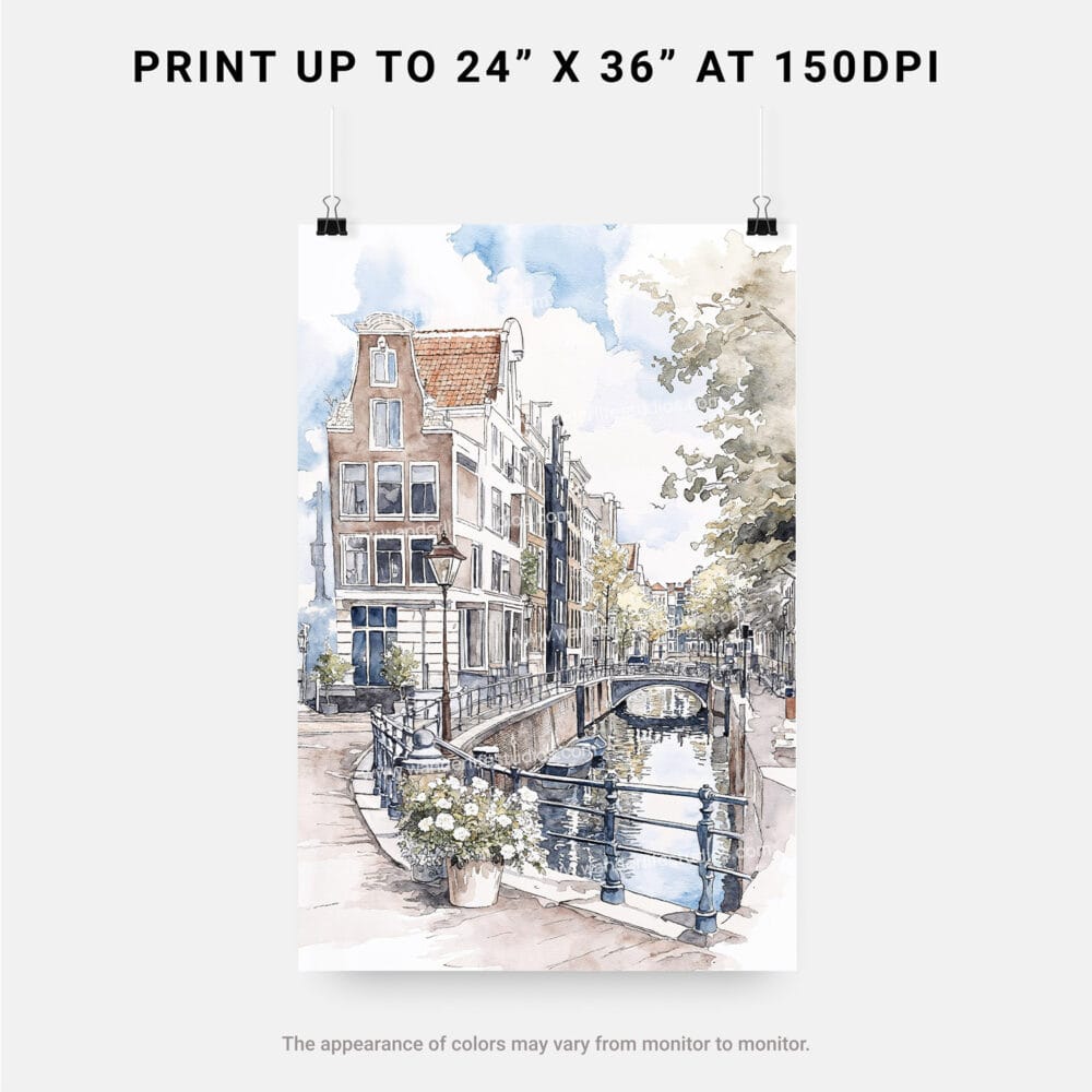 06 - Amsterdam Watercolor 1 Art - Digital Downloads - Print Size.jpg 06 - Amsterdam Watercolor 1 Art - Digital Downloads - Print Size.jpg